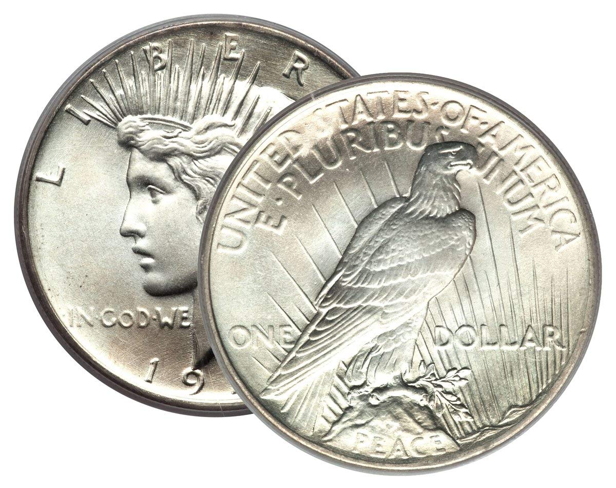 Peace Silver Dollar Extra Fine Y4449
