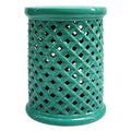 Glazed Ceramic Garden Stool U901431