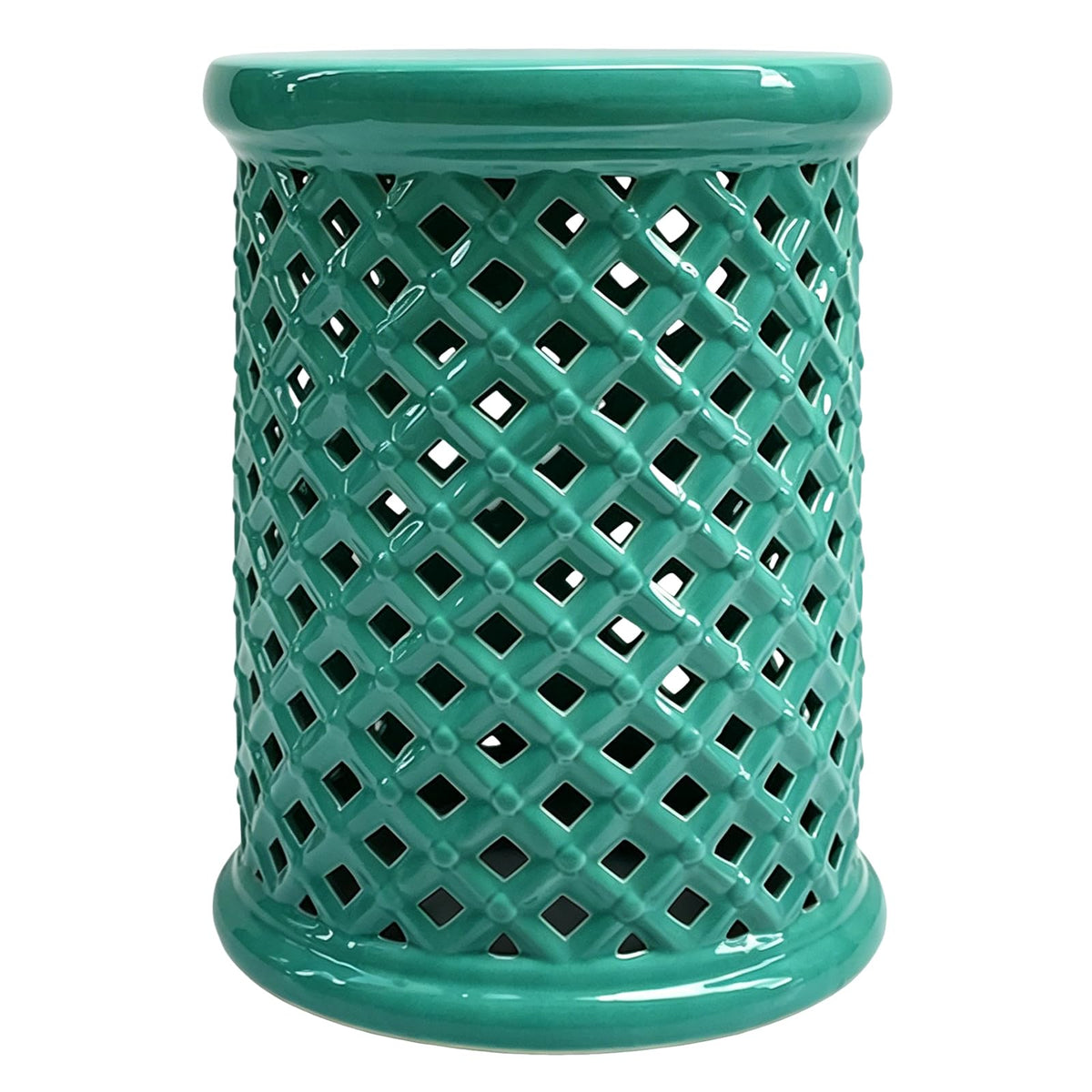 Glazed Ceramic Garden Stool U901431