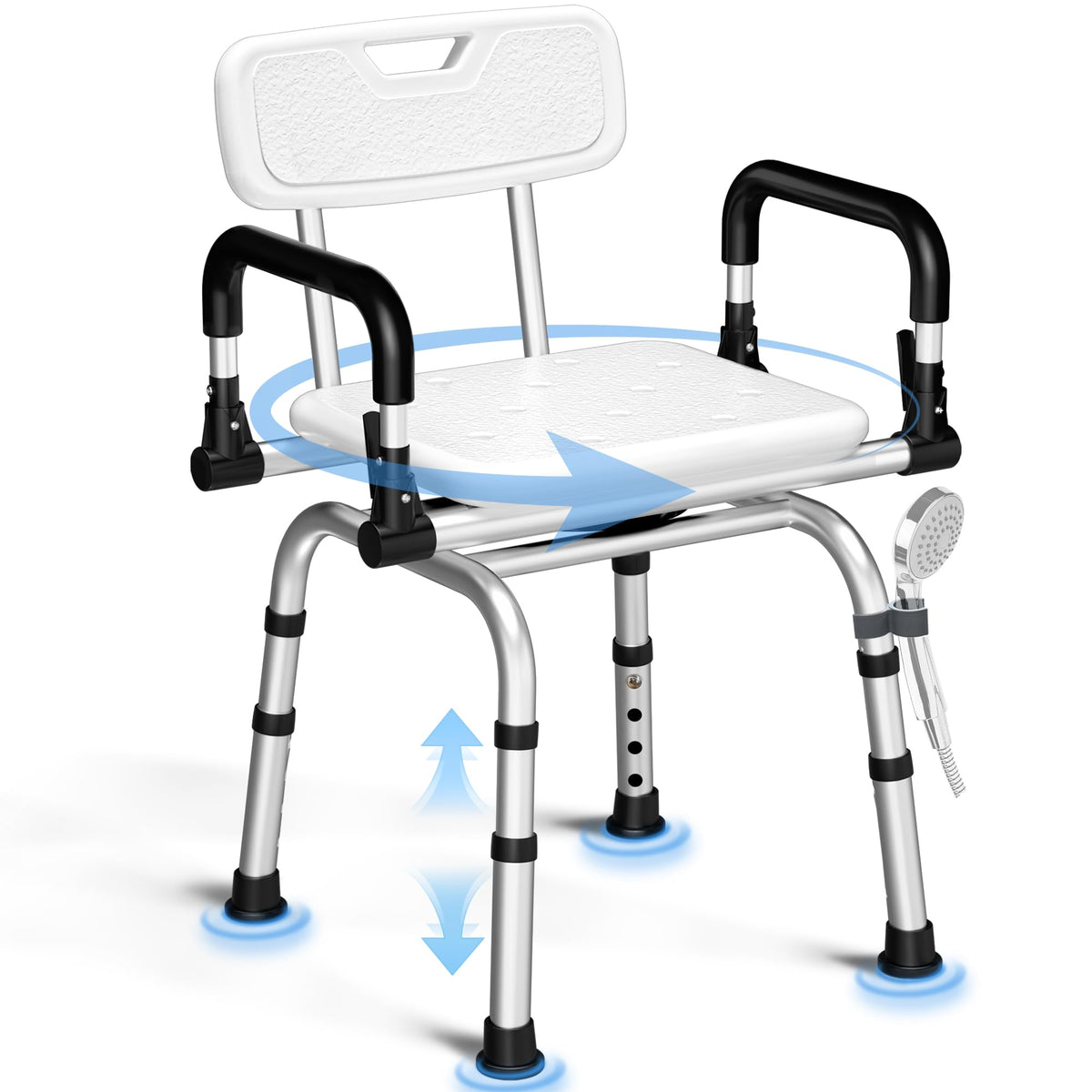 360° Rotating Adjustable Padded Shower Chair L471361