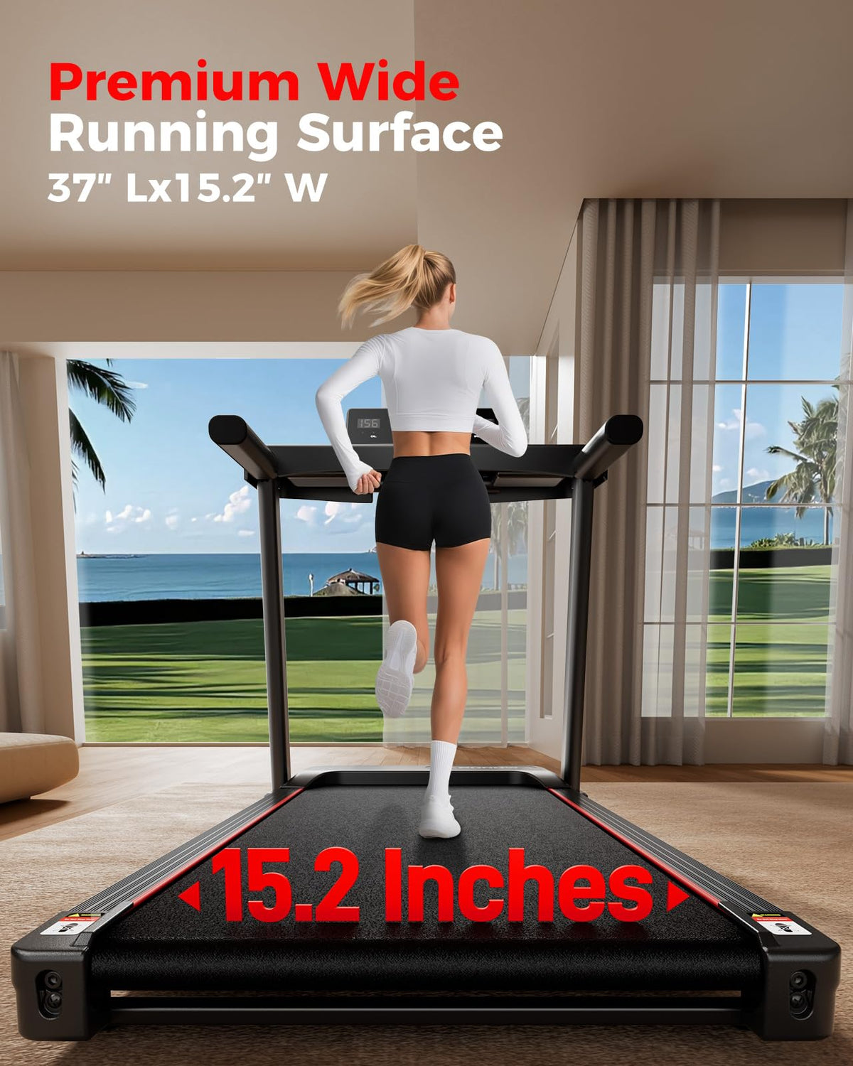 Foldable Treadmill with 12% Incline H5171