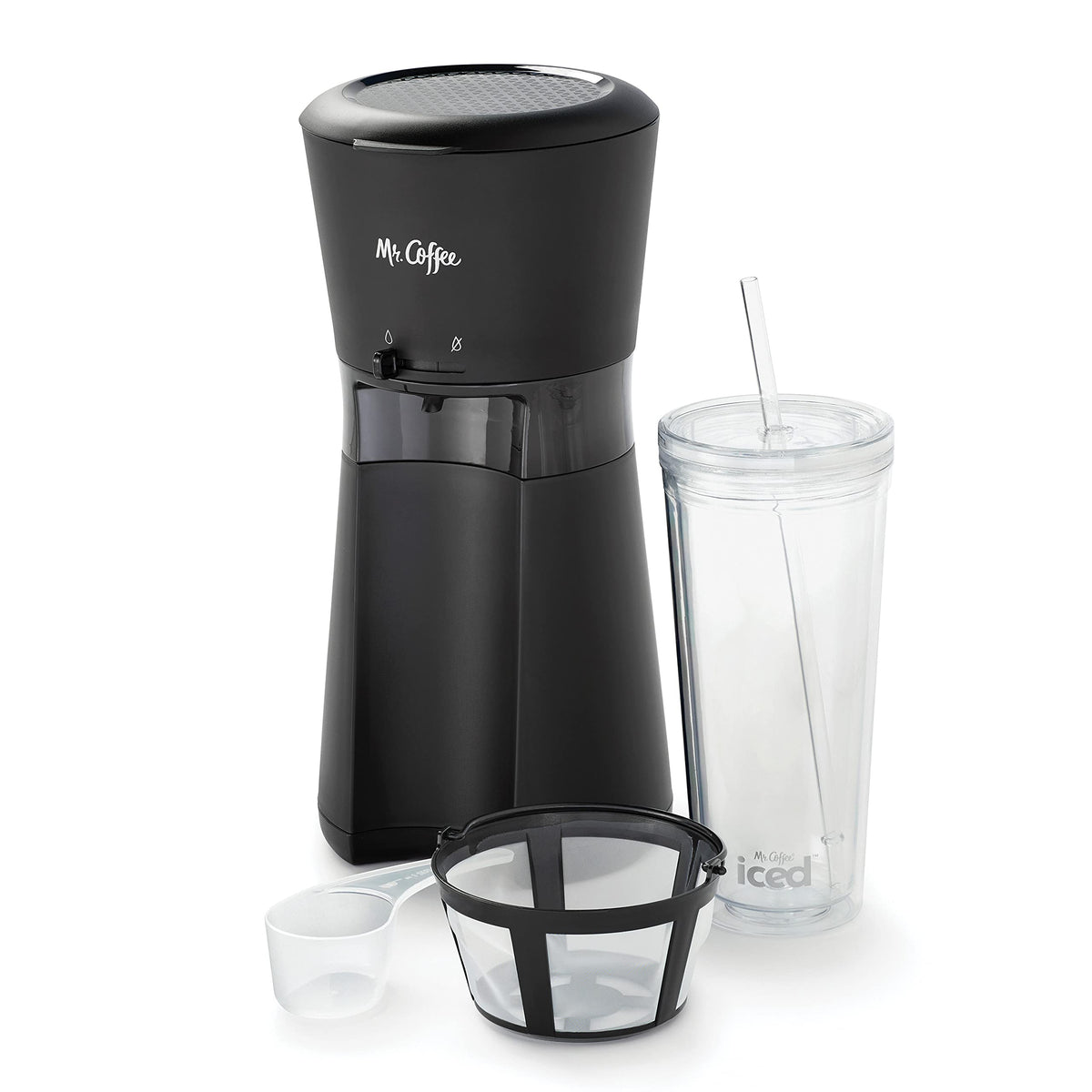Single Serve Iced Coffee Maker with 22-Ounce Tumbler and Reusable Filter T66960