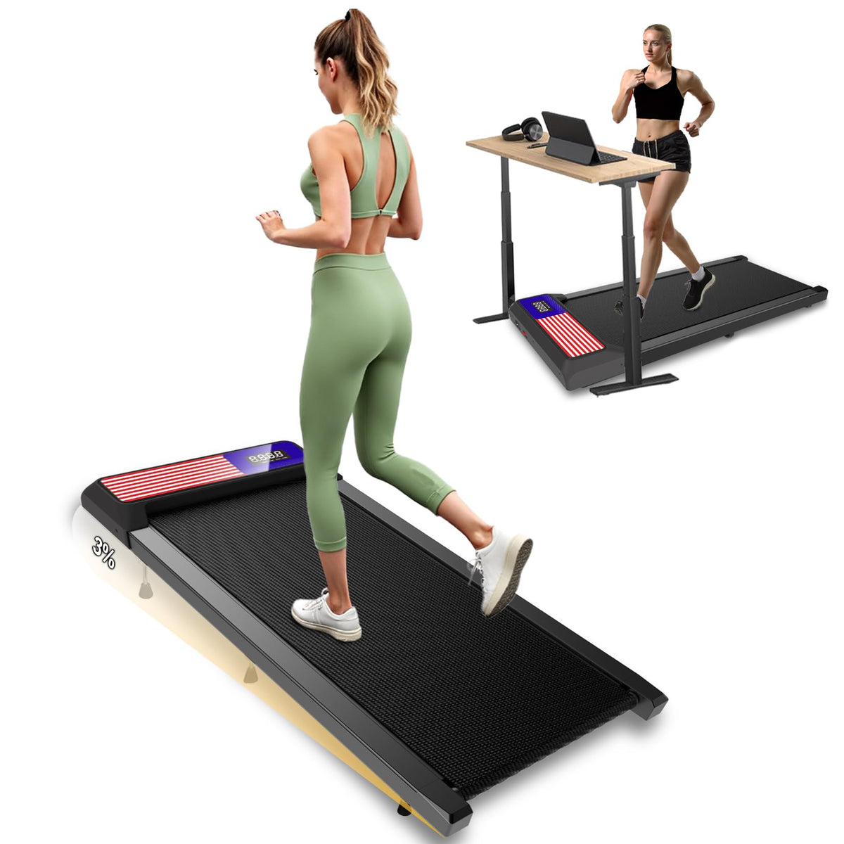 2.5HP Compact Quiet Walking Treadmill L141
