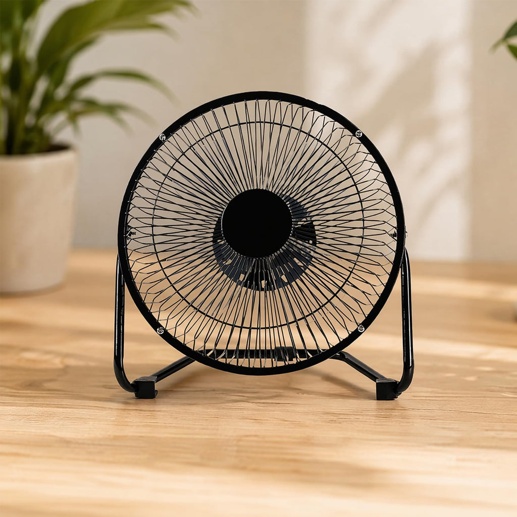 9 Inch Black Metal High Velocity Floor & Wall Mount Fan Y214186