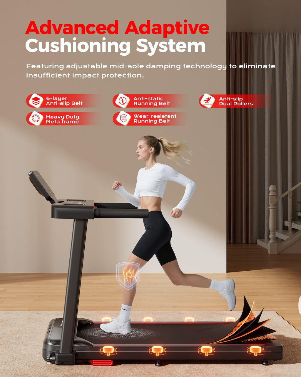 Foldable Treadmill with 12% Incline H5171