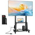 Rolling TV Stand with Power Outlet for 32 to 83 inch TV R698895