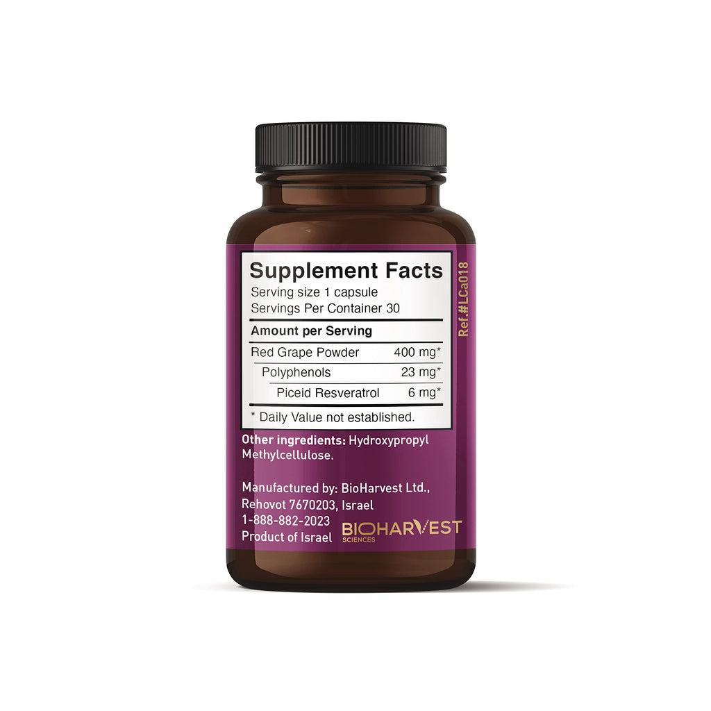 Resveratrol Capsules 30 Count T5834