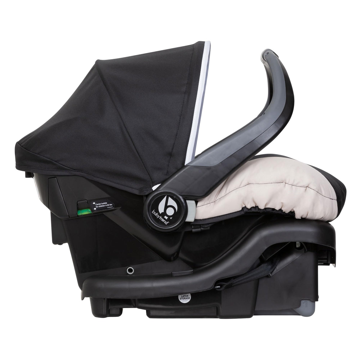 Khaki Infant Car Seat with Cover and Harness D751455