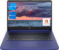 14" Portable Laptop, Intel Quad-Core, 16GB RAM, 64GB eMMC, Windows 11, Blue A295