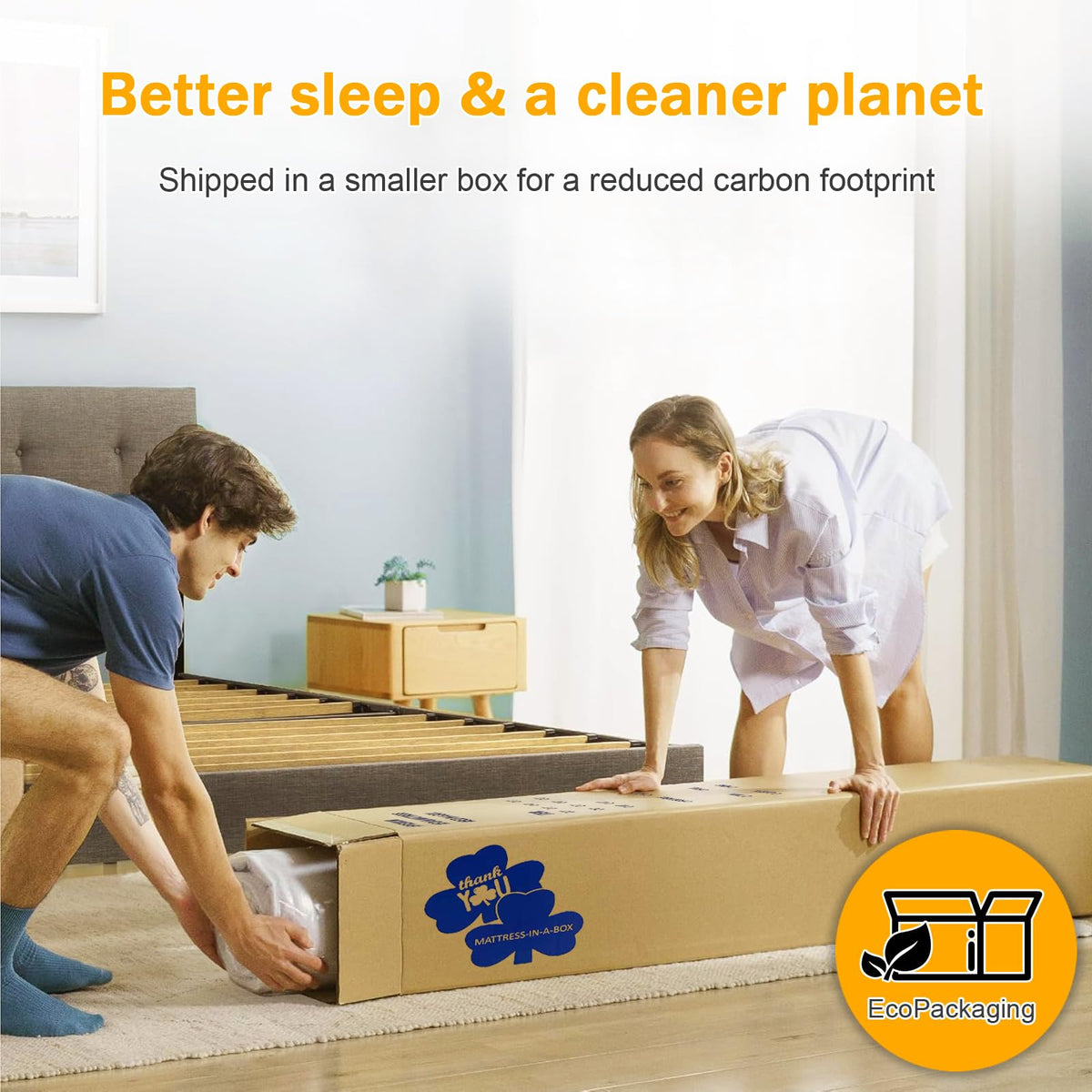 Twin Medium-Firm Memory Foam Mattress A434038