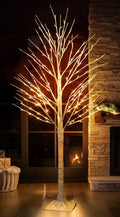 6 FT Pre-lit Artificial Christmas Tree Warm White Y379476