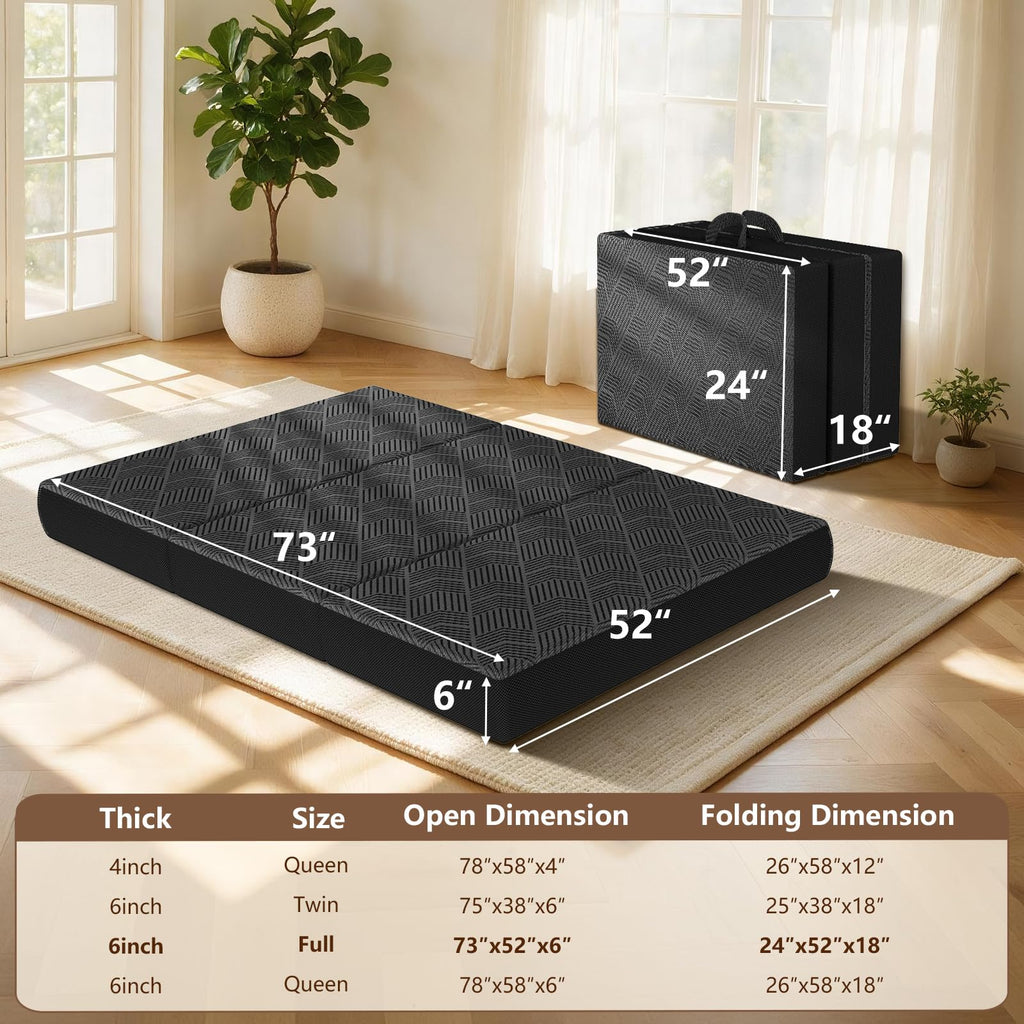 6 Inch Full Trifold Mattress R316207