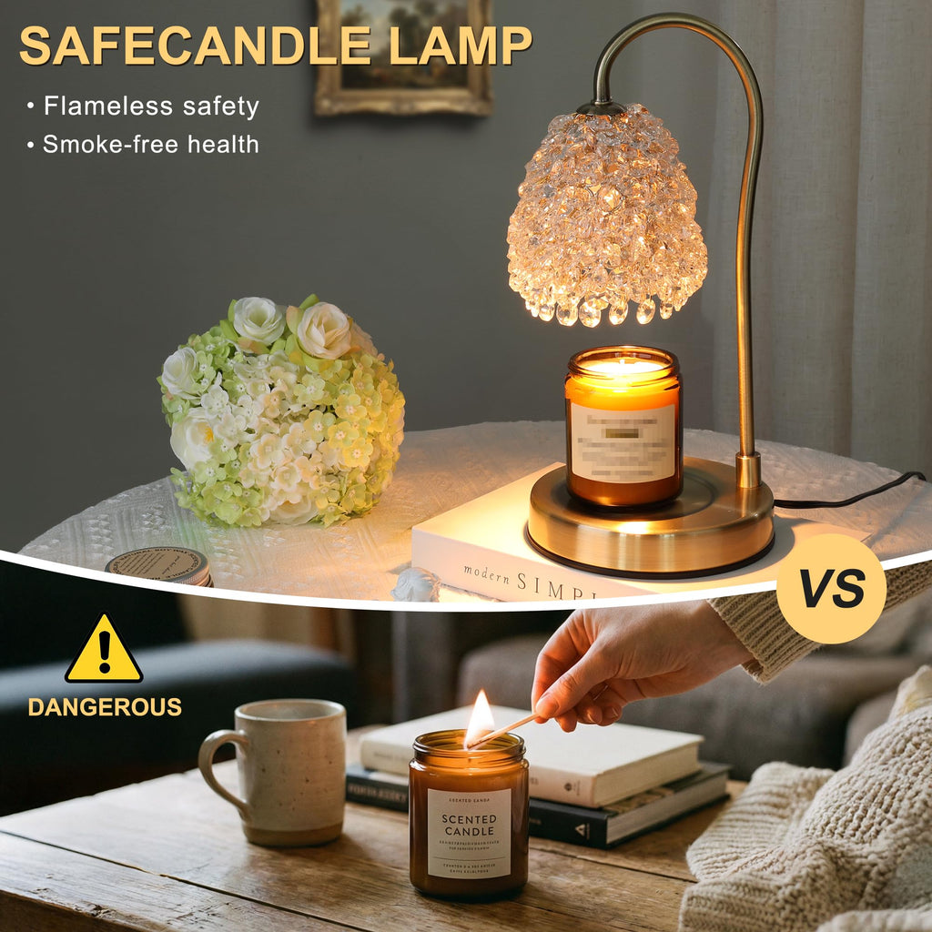 Electric Candle Warmer Lamp with Timer Dimmer T53979