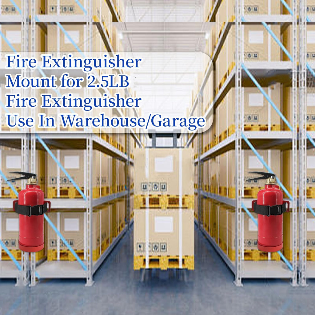 Small Fire Extinguisher Mount with Quick Release Strap B82606