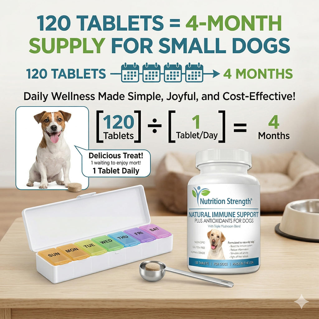 Immune Support for Dogs 120 Chewable Tablets J40498