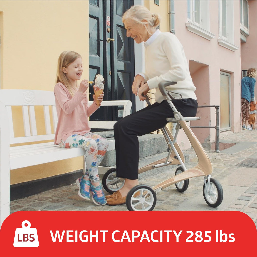Carbon Ultralight Rollator Walker with Organizer Bag C57767