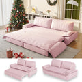 Queen Size Velvet Sleeper Sofa Bed M162