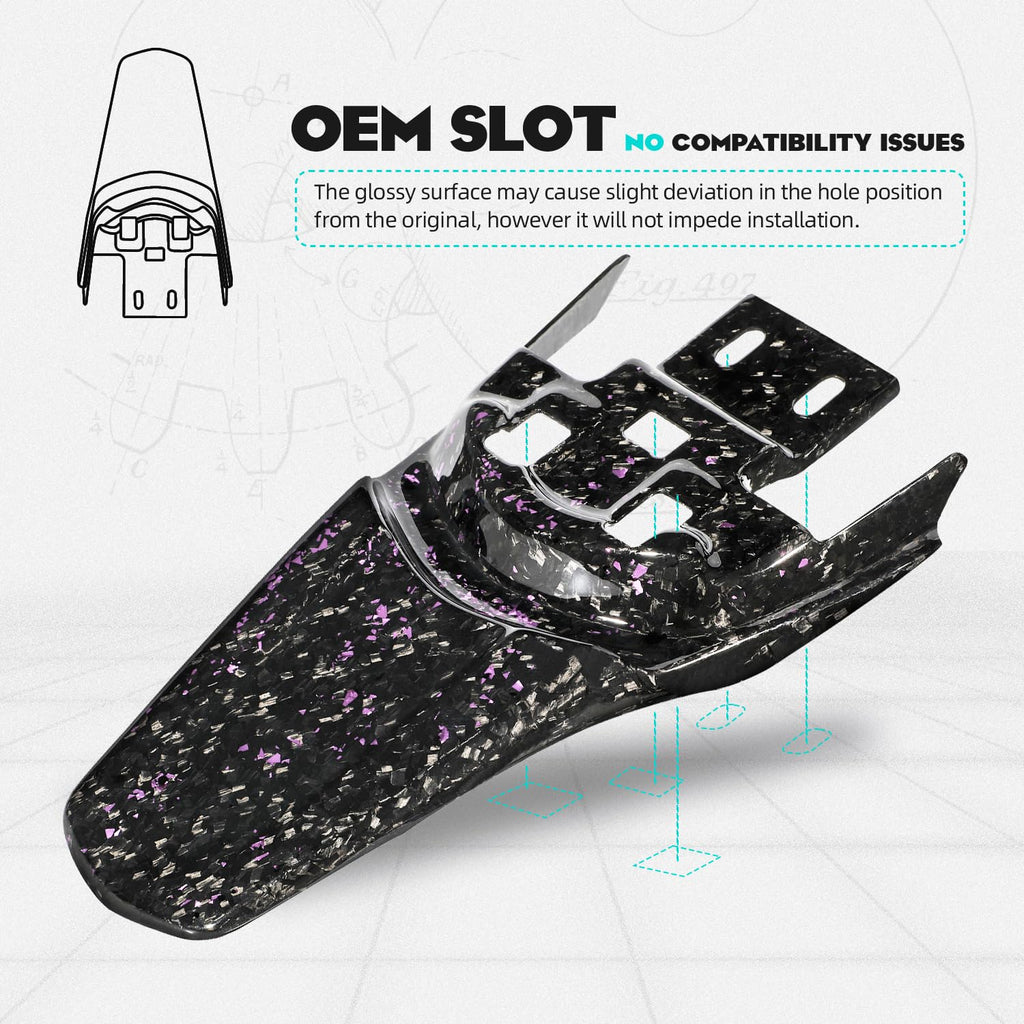 Carbon Fiber Rear Fender O7510
