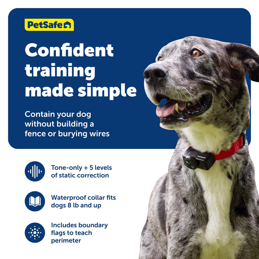 Wireless Pet Containment System, 2 Dogs, Up to 1/2 Acre X909217