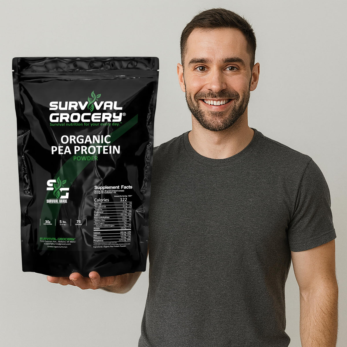 Organic Pea Protein 5 lbs. K3058