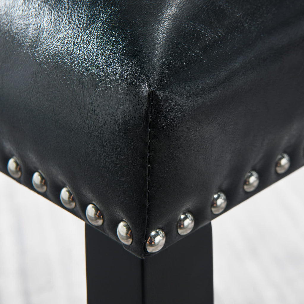 Set of 2 Faux Leather Upholstered Dining Chairs O1981
