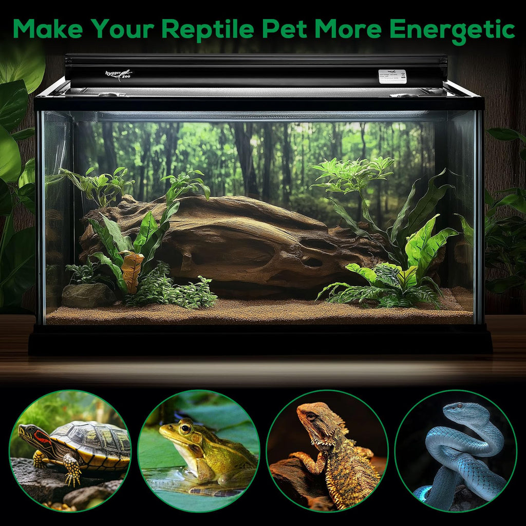 24W Reptile Terrarium Hood 10.0 UVB Light Bulb Q495779