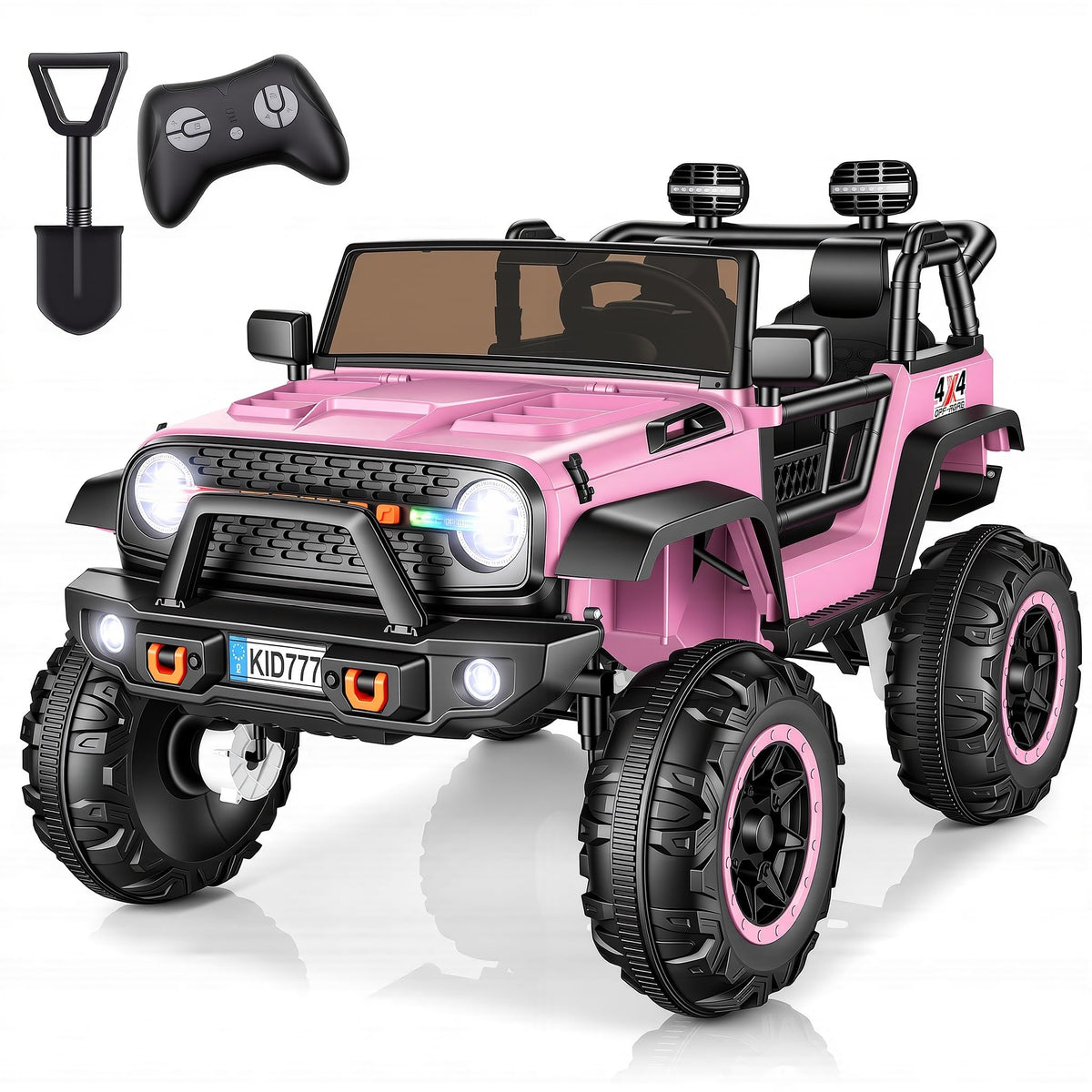 24V 2 Seater Pink Ride On Car P3857