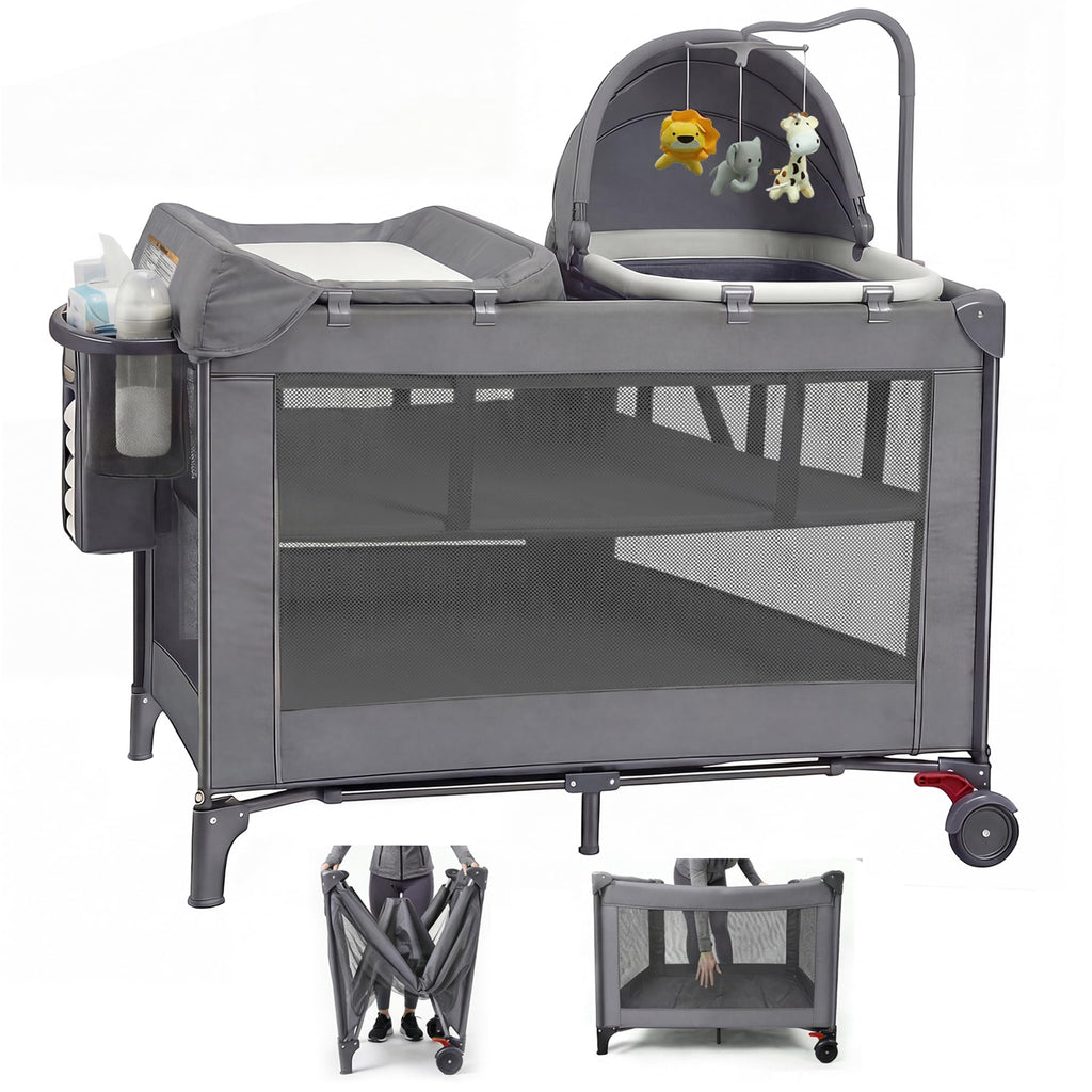 4 in 1 Baby Pack and Play with Bassinet L38678