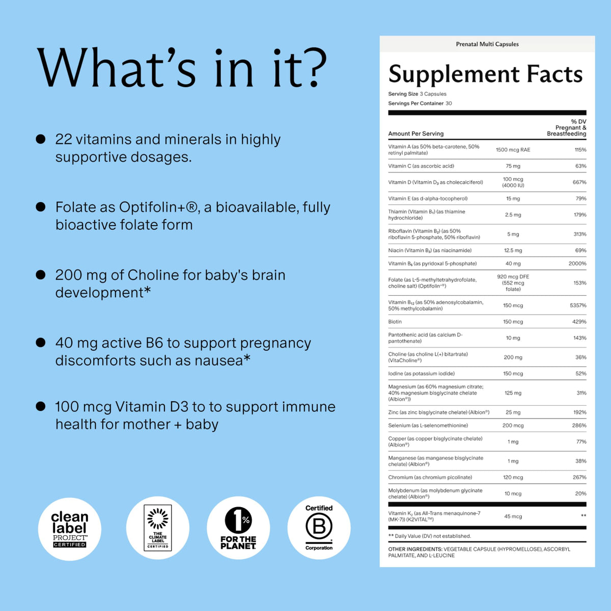 Prenatal Multivitamin Capsule D82247