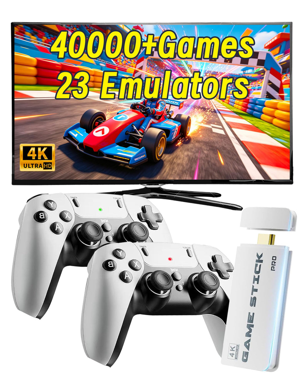 Retro Gaming Console Stick with 4K HDMI V967
