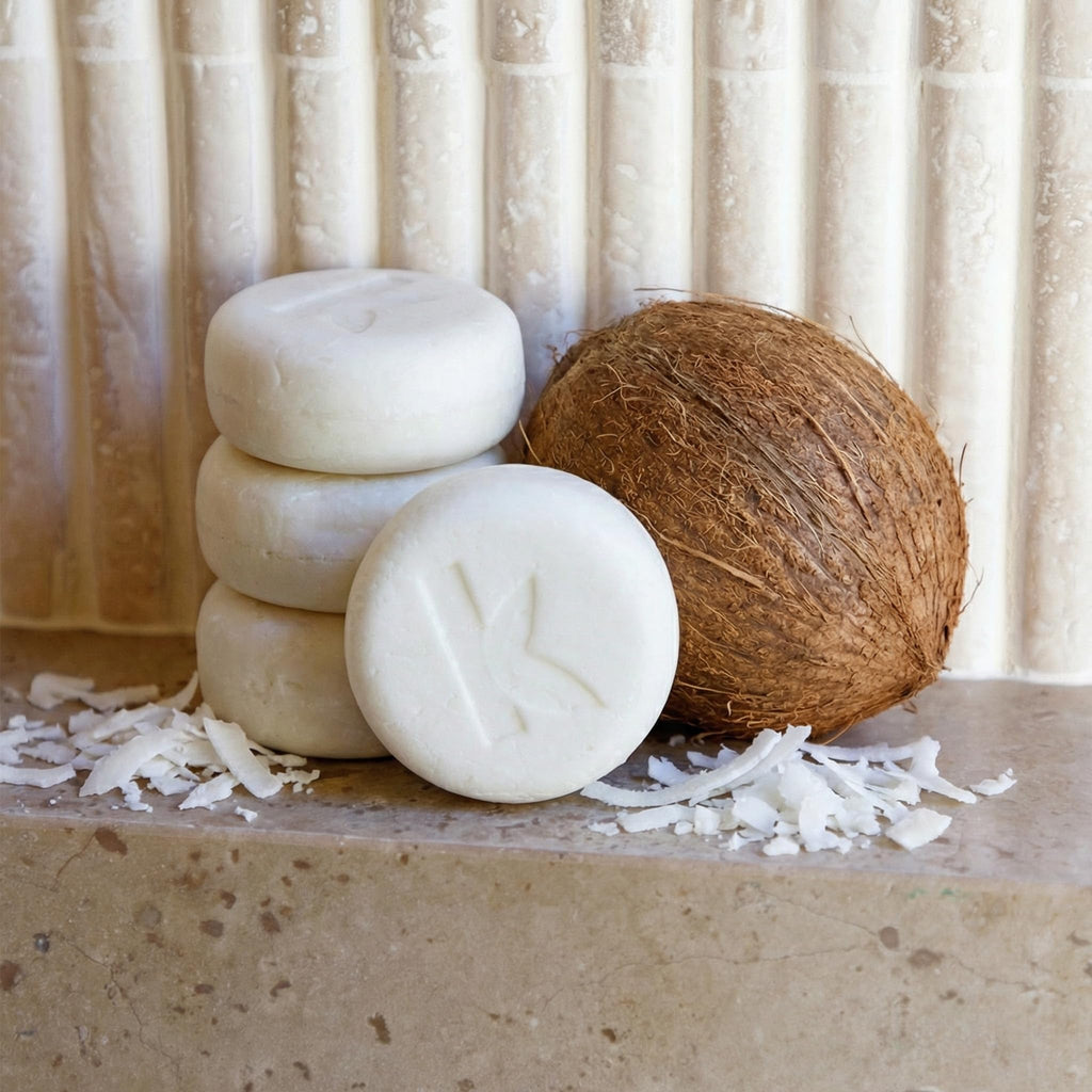 Bamboo Coconut Shampoo and Conditioner Bar Set G716