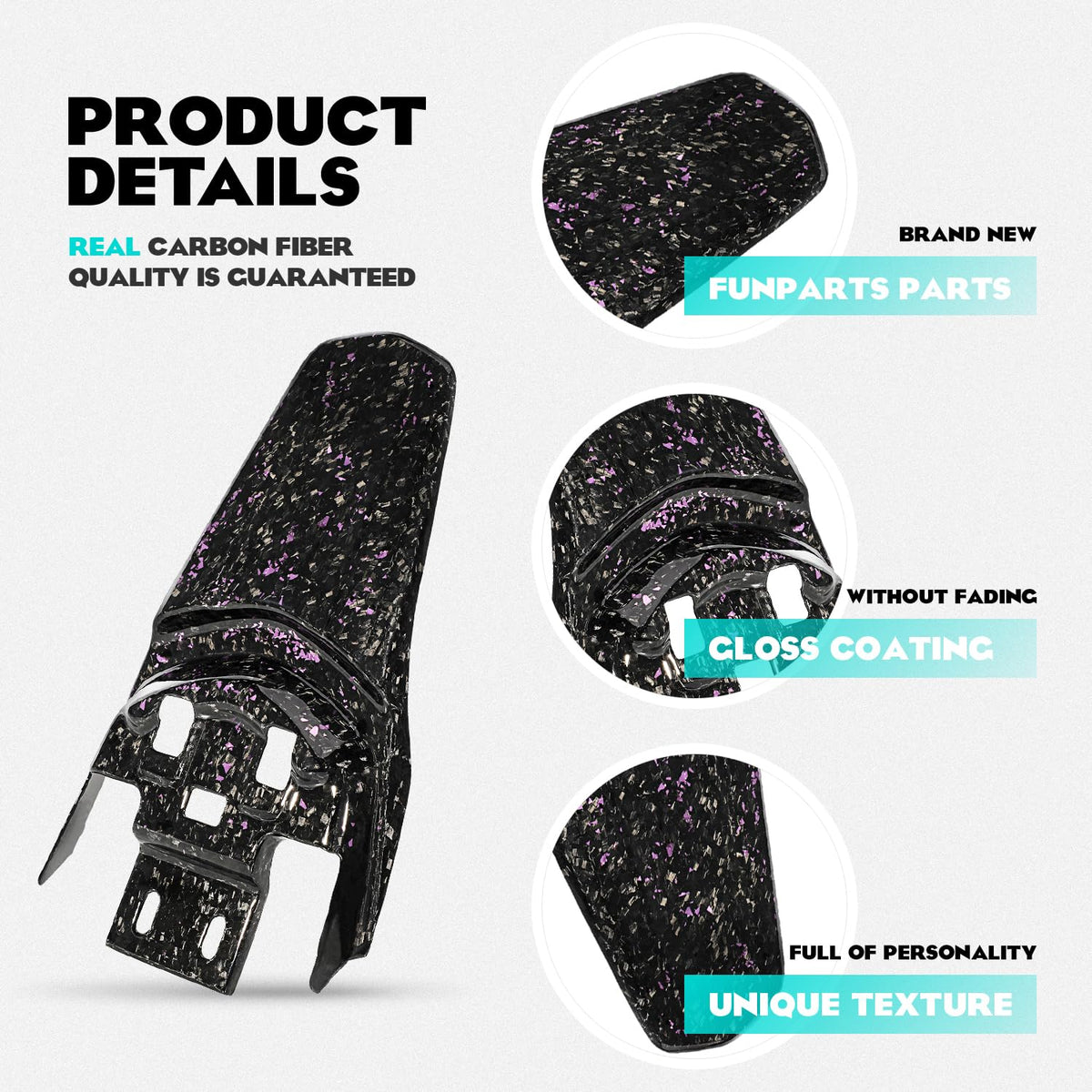 Carbon Fiber Rear Fender O7510