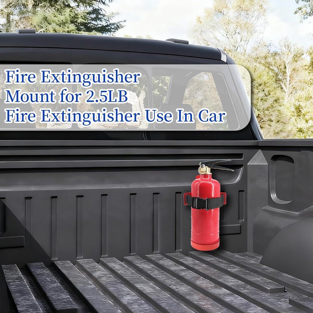 Small Fire Extinguisher Mount with Quick Release Strap B82606