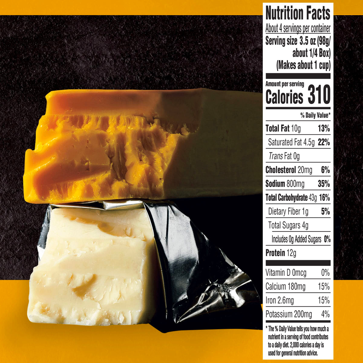 Sharp Cheddar Macaroni & Cheese Dinner 3 ct K1354