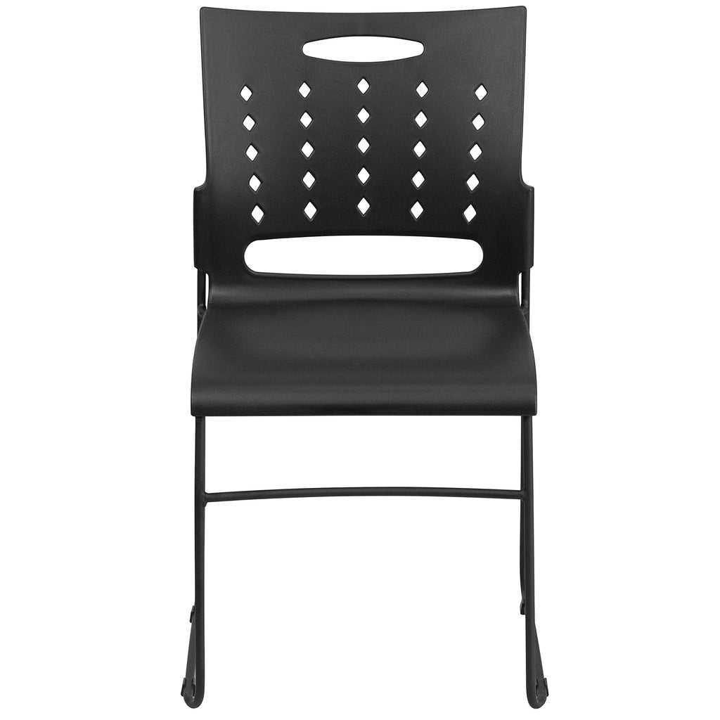 Black Stacking Chairs Set of 5 J41568