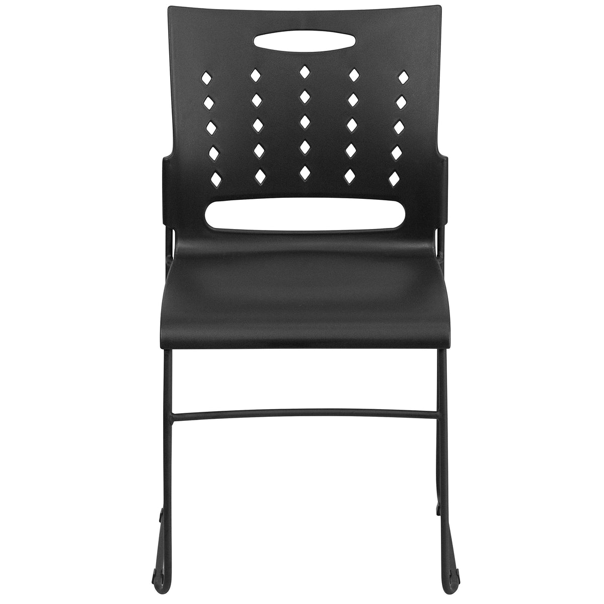Black Stacking Chairs Set of 5 J41568