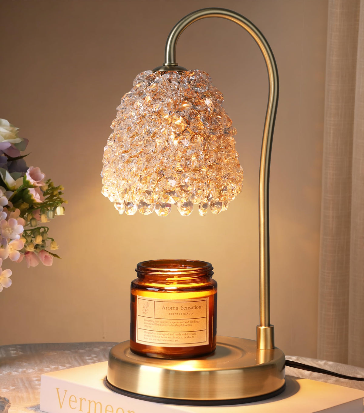 Electric Candle Warmer Lamp with Timer Dimmer T53979