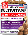 Dog Multivitamin with Glucosamine, 240 Treats N4785