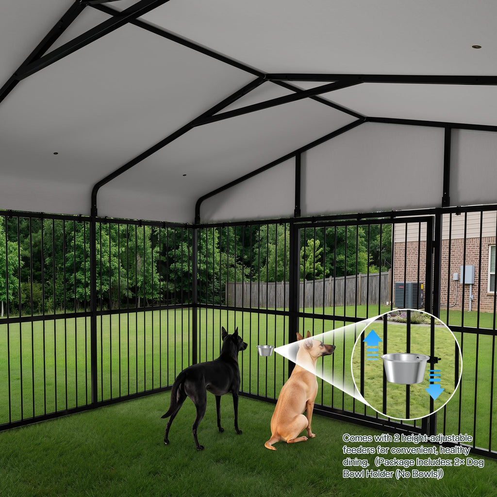 10x20x6.4 FT Outdoor Dog Kennel M684