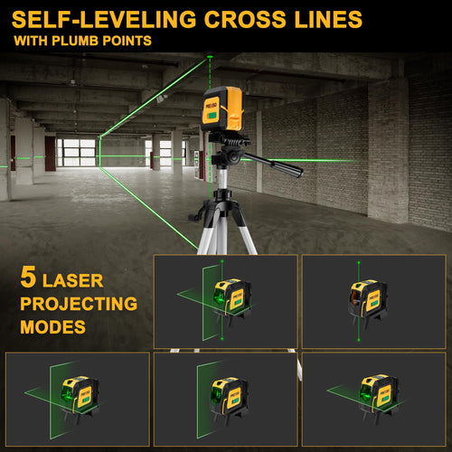 100Ft Self Leveling Laser Level with Tripod Y34719