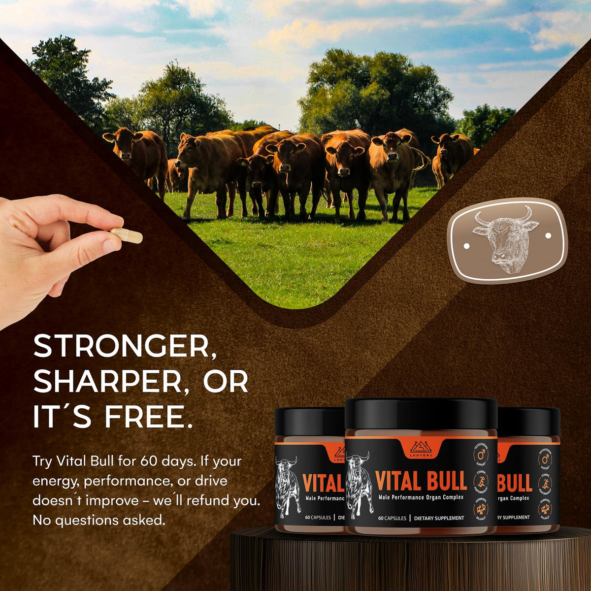 Grass Fed Beef Organ Capsules U575537