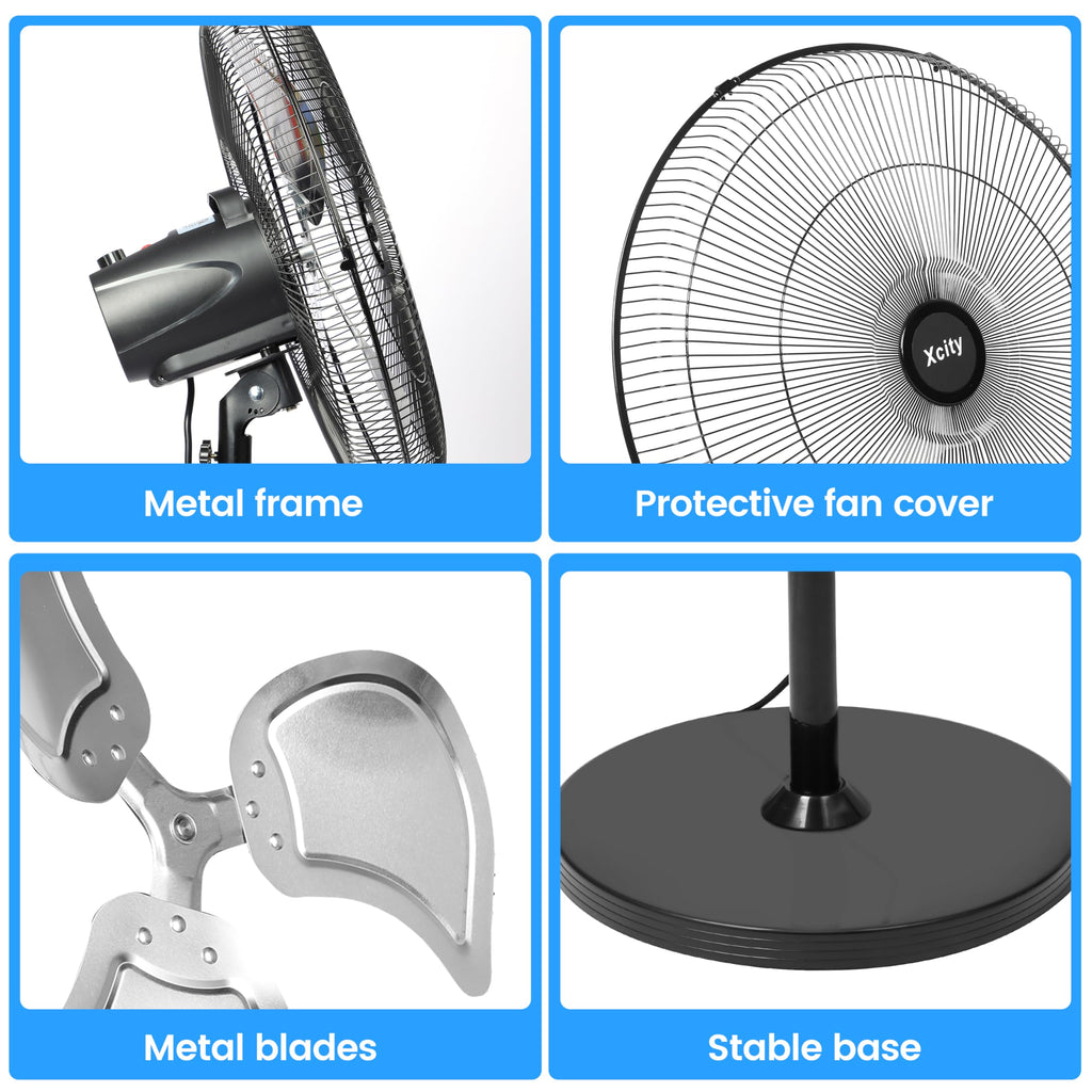 18'' High Velocity Oscillating Pedestal Fan T715