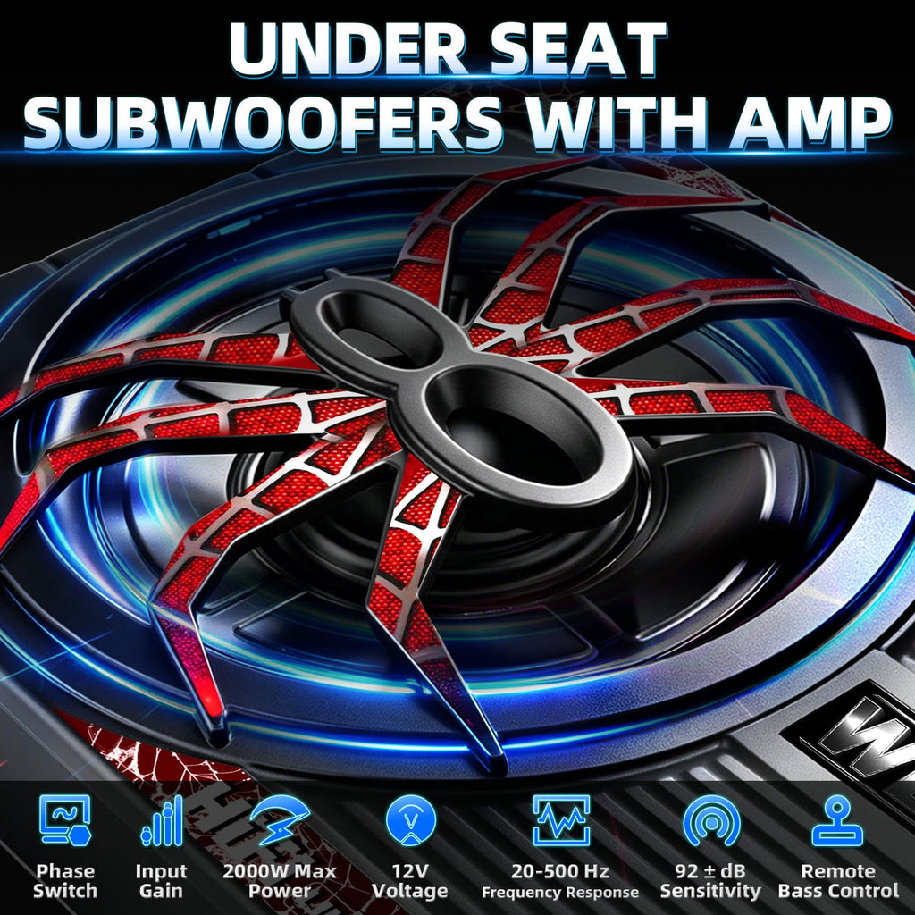 2000W 10" Under Seat Subwoofer with Amp I902075