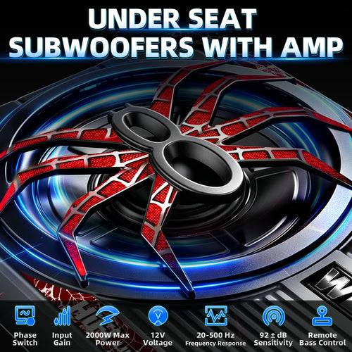 2000W 10" Under Seat Subwoofer with Amp I902075