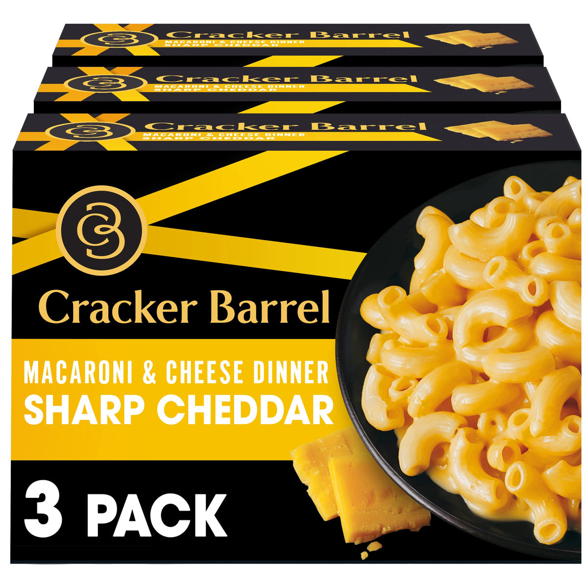 Sharp Cheddar Macaroni & Cheese Dinner 3 ct K1354