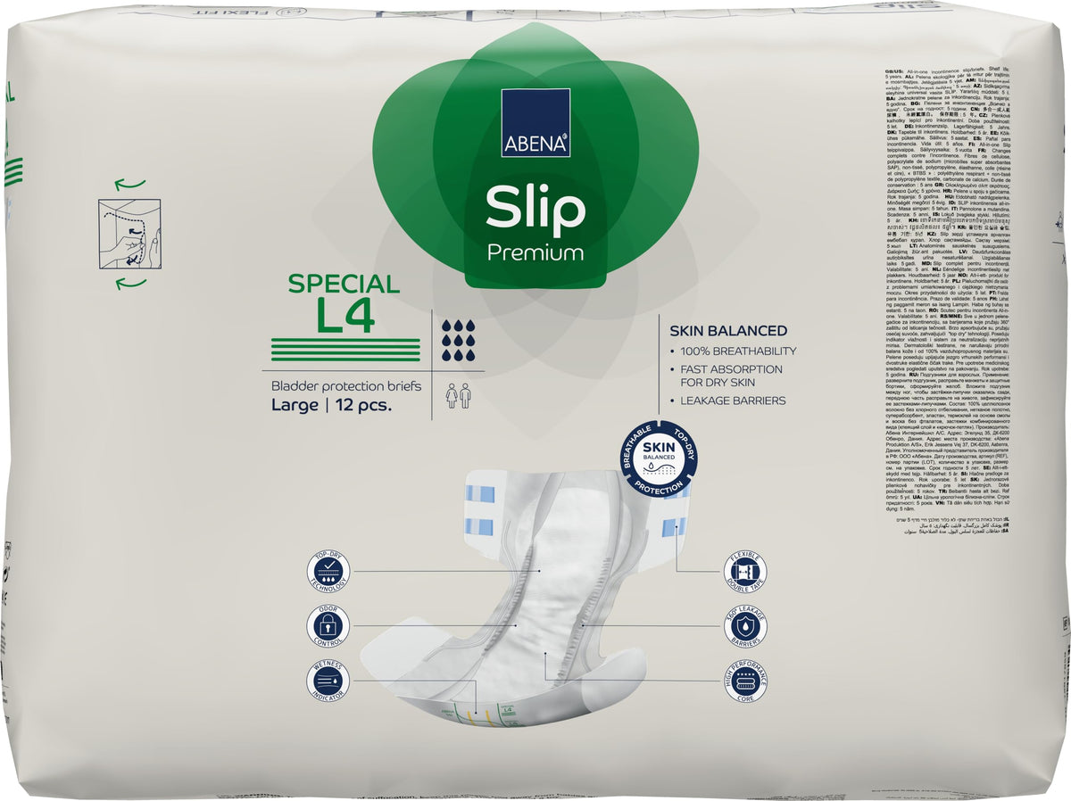 Adult Diapers, Heavy Absorbency, Large, 12 Count O7855