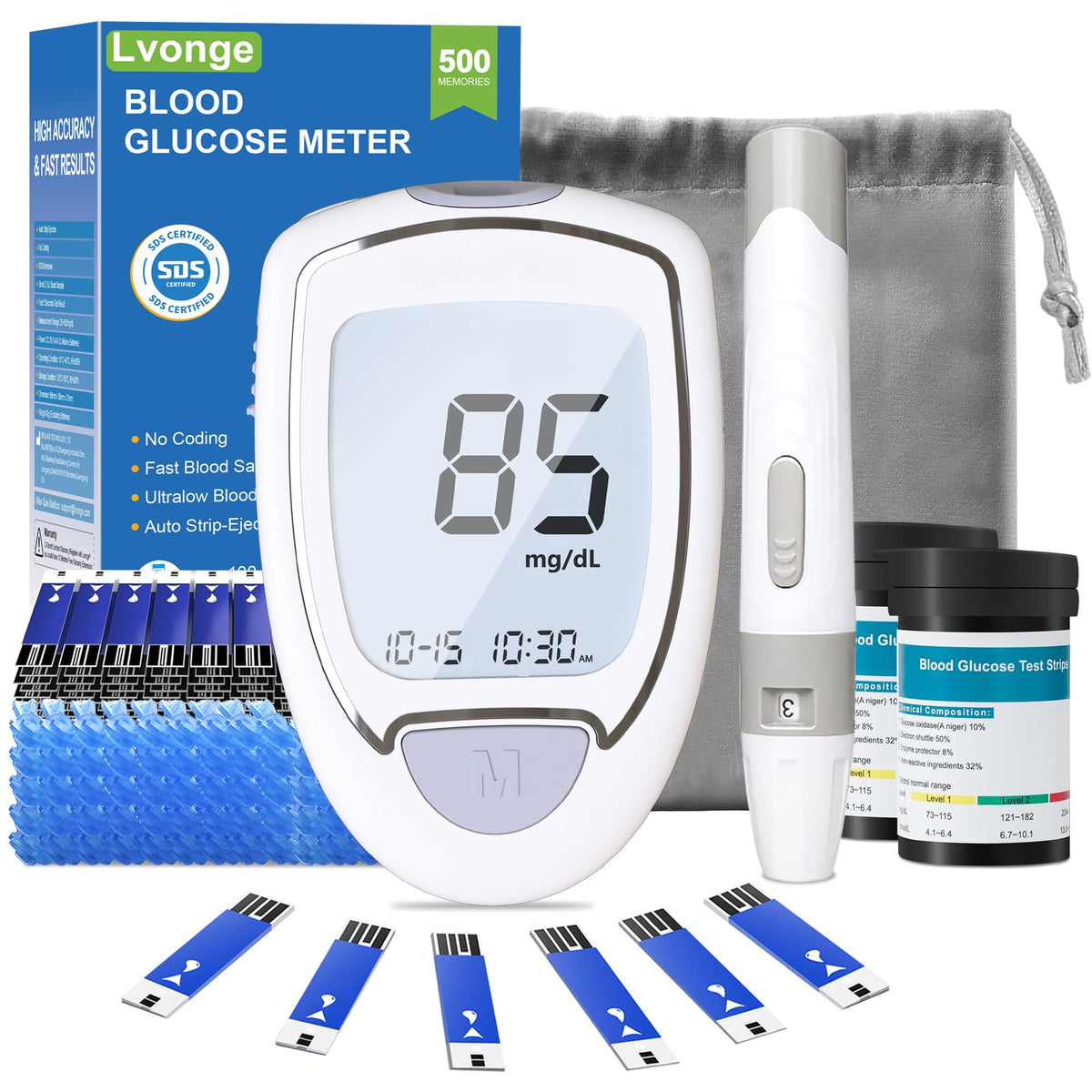 Blood Sugar Monitor Kit L696545
