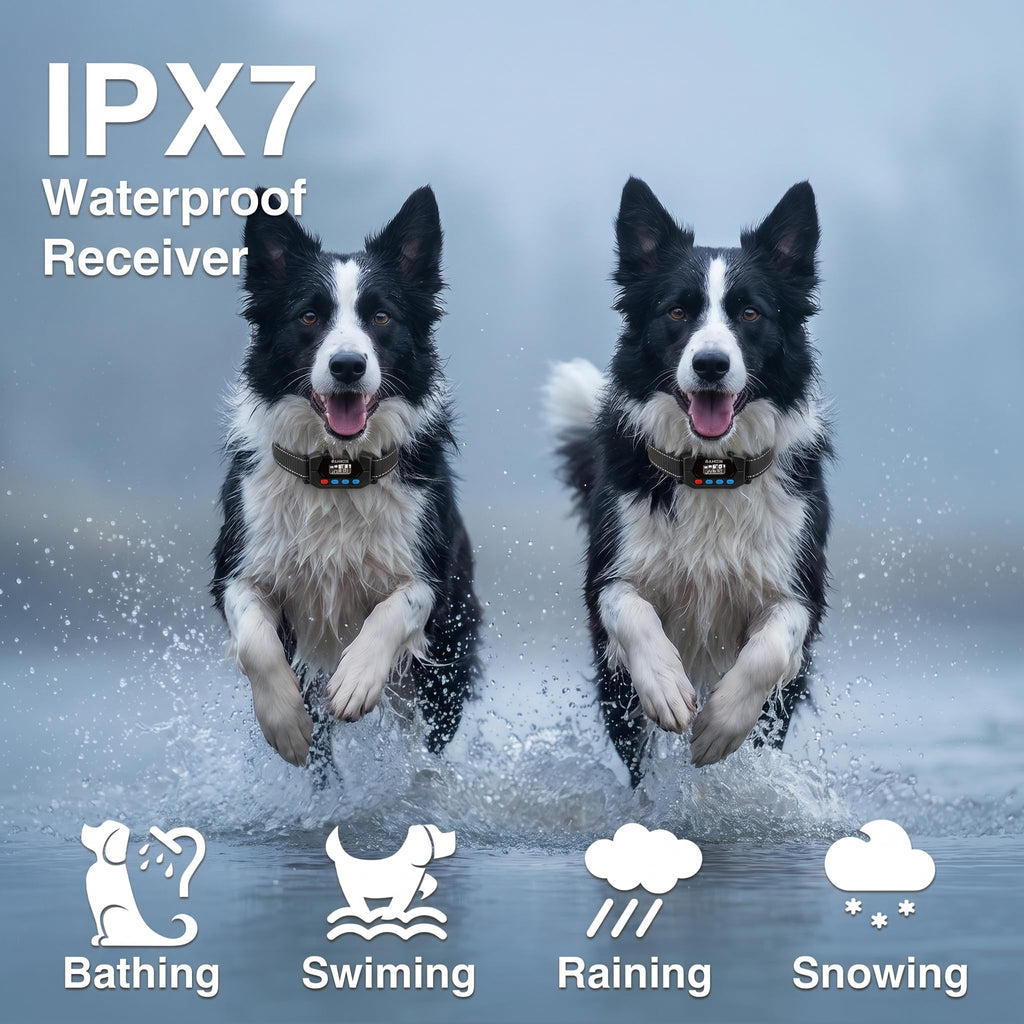 GPS Wireless Dog Fence System with 2 Collar G96452