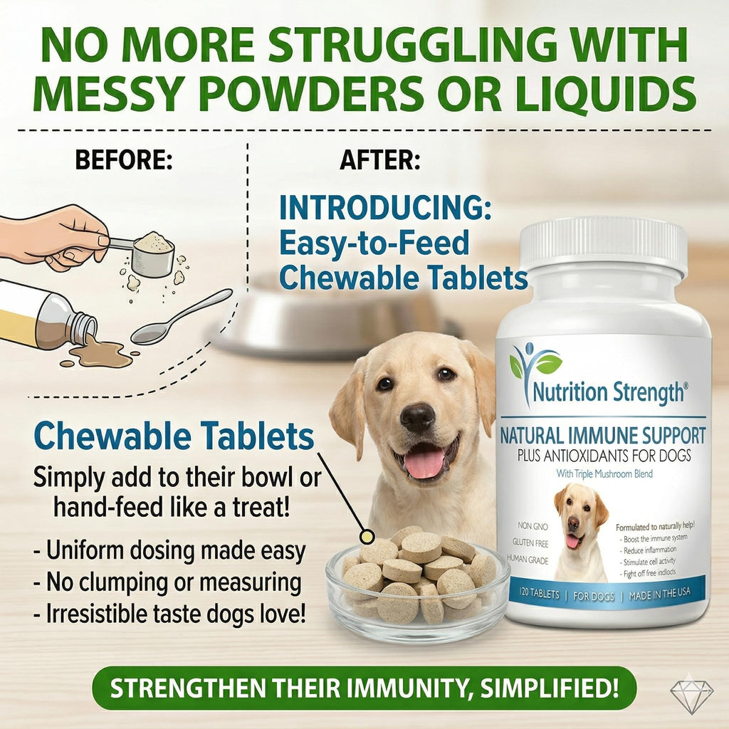 Immune Support for Dogs 120 Chewable Tablets J40498