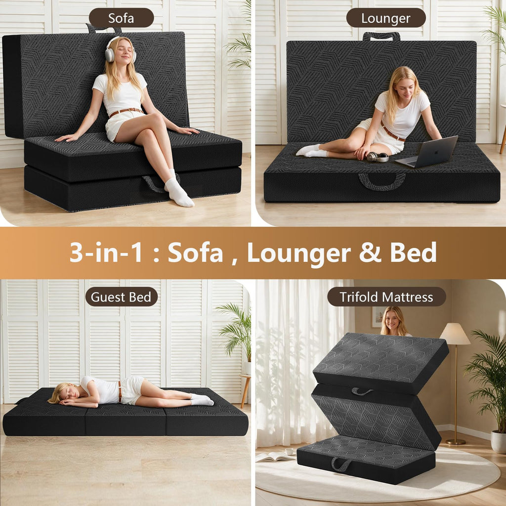 6 Inch Full Trifold Mattress R316207
